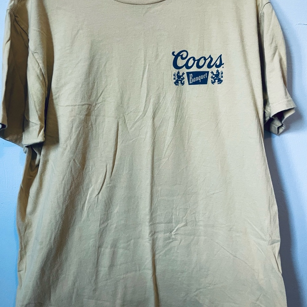 Coors Banquet Tan Men's Short Sleeve Tee